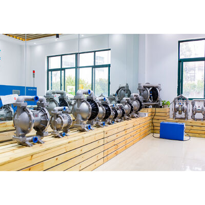 1 1/2" 304ステンレススチール 空気駆動用弁管ポンプ 120psi 最大圧力と 90gpm 最大流量