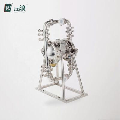 PTFE 弁 衛生用 AODD パンプ 120psi 最大圧で 下水処理用