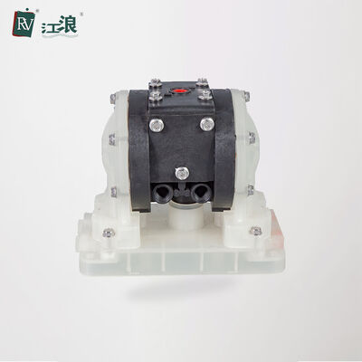 強酸性化学薬品用 PVDF 材質 1/4 インチ空気圧ダイヤフラムポンプ