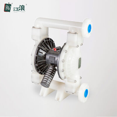化学薬品移送用流量570L/Mの空気圧PTFE PVDF二重ダイヤフラムポンプ